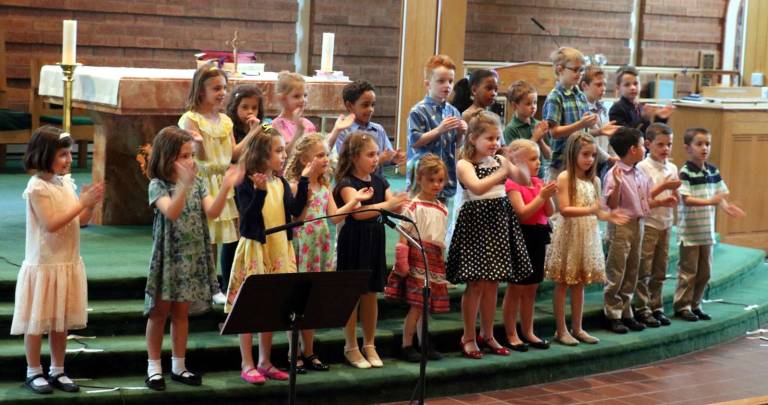 St. Stephen - St. Edward School presents spring concert The program began with a performance by children in kindergarten and first grade. .
