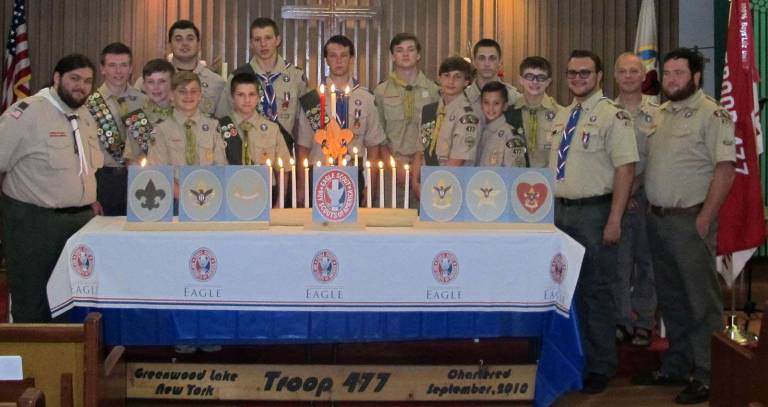 Two scouts from GWL Troop 477 earn the rank of Eagle Scout Greenwood Lake Boy Scout Troop 477