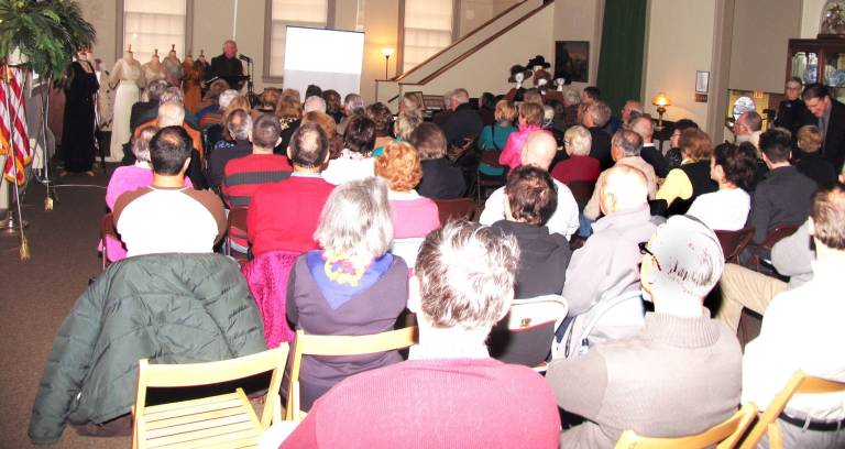 Historical Society presents program on history of the Wisner Family On Sunday afternoon, Feb. 24, more chairs were called for to avoid standing-room-only at a well attended program on the Wisner family held at the Historical Society of the Town of Warwick AW Buckbee Center.