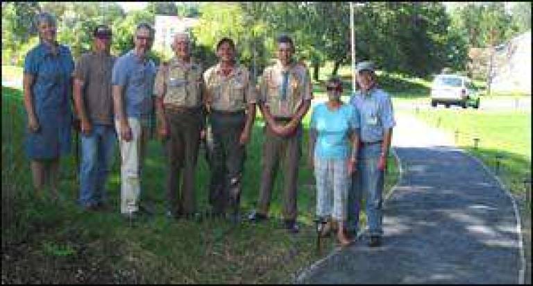 Eagle Scout candidate builds shorter path to the library for nearby residents Eagle Scout candidate builds shorter path to the library for nearby residents