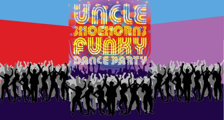 Uncle Shoehorn’s Funky Dance Party opens the Village of Warwick Summer Concert series this Saturday, June 19, at 7 p.m. in Stanley Deming Park. Provided image.