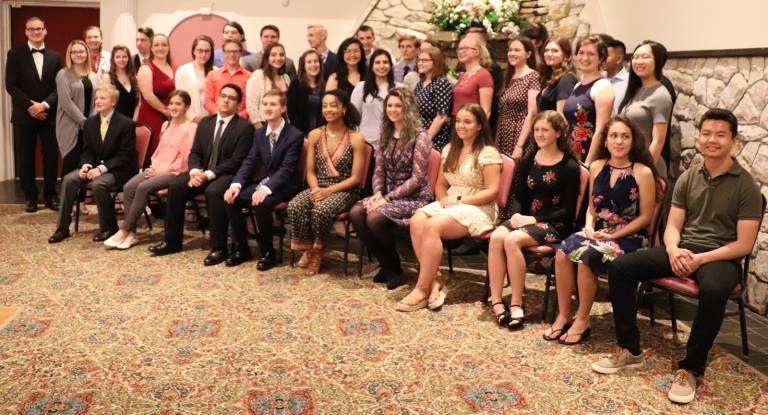 Provided photo Local education and the business community joined to celebrate the valedictorians and salutatorians from each of the school districts in the Orange-Ulster Supervisory District on May 29.