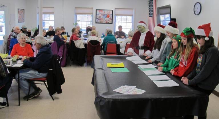 Greenwood Lake seniors serenaded by middle schoolers