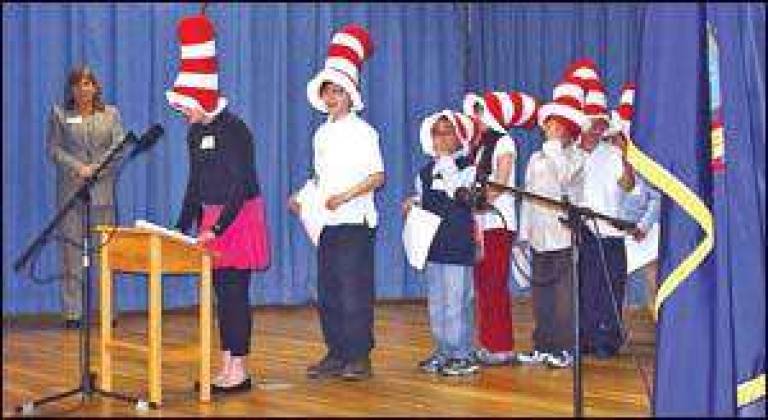 Golden Hill Students celebrate books and libraries at the Great Read Aloud Golden Hill Students celebrate books and libraries at the Great Read Aloud