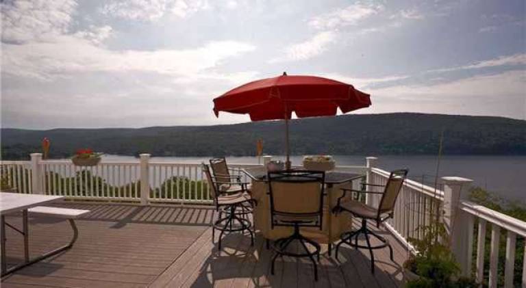 The views from the lake This pristine home has four bedrooms, six acres of property and lake views from every window The views from the lake This pristine home has four bedrooms, six acres of property and lake views from every window