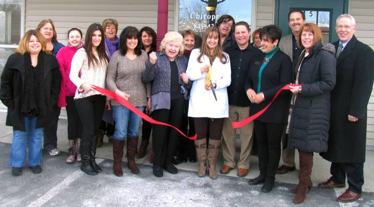 Iammatteo Family Chiropractic celebrates first anniversary Photo by Roger Gavan On Friday, March 7, members of the Warwick Valley Chamber of Commerce joined Dr. Laurene Iammatteo, her husband, Christopher Rodney, her mother, Ann Iammatteo and others, for a ribbon cutting ceremony to celebrate the one year annniversary of her practice, Iammatteo Family Chiropractic.