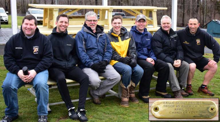 Scout Constructs 11 Team Benches For Warwick Soccer Club