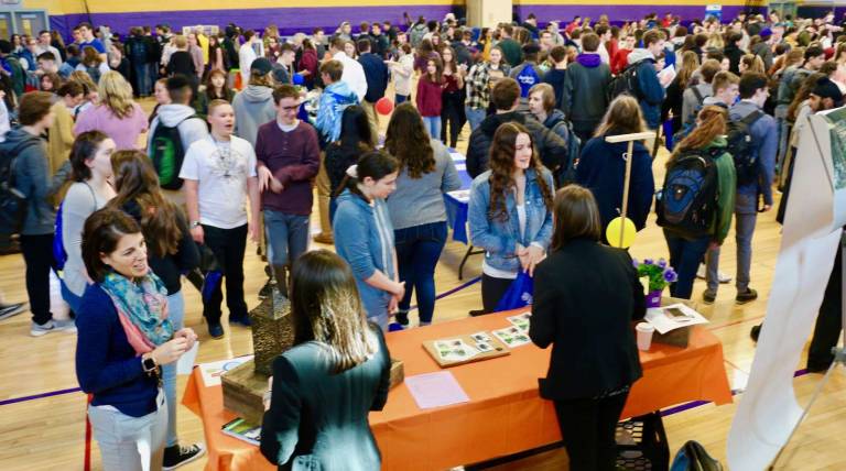 Warwick Valley and Florida School Districts participate in Career Day Provided photo On April 5 Warwick Valley High School hosted its fifth annual Career Day sponsored by the Warwick Foundation for Excellence in Learning, the Warwick Valley Chamber of Commerce and ShopRite of Warwick. More than 30 companies and individuals participated in the event.