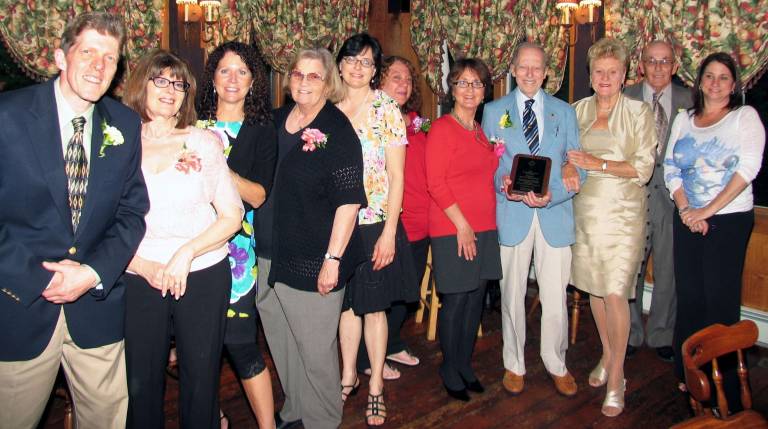 St. Stephens Educational Trust hosts sixteenth annual cocktail party Photo by Roger Gavan Members of the St. Stephen's Educational Trust Board of Trustees: From left, Vice President James Scharfenberger, Treasurer Mirium Muse, Secretary An Marie Moore, Marie De Marmels, Mary Juliano, Mary Lou Moccia, Terry Gavan, President Edward Scharfenberger, Ann Vogel, Peter De Marmels and Terry McGill. Additional photos from the event appear online at warwickadvertiser.com.