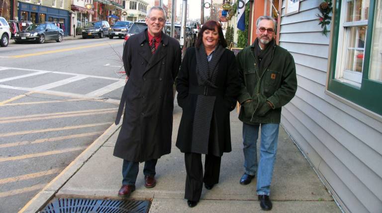 Assemblywoman: Shop local Photo by Roger Gavan From left, Michael Johndrow, executive director of the Warwick Valley Chamber of Commerce; New York State Assemblywoman Annie Rabbitt (R-C-Greenwood Lake) and Mayor Michael Newhard tour stores in downtown Warwick last week.