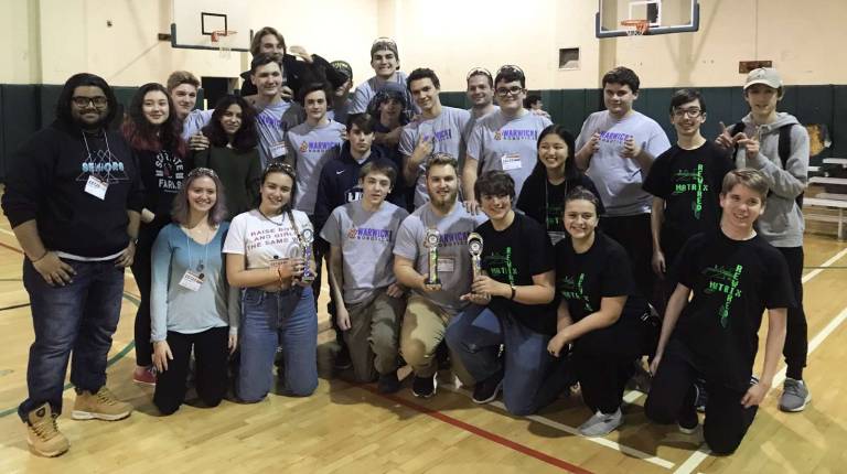 Warwick Valley High School's first robotics team advances to Hudson Valley Championship Photo provided by Mike Stolt Picture of winning alliances Warwick Valley High School and Matrix Rewired. Warwick Valley high school consists of team members Nikita Akhmetshin, Mikayla Beauregard, Oliver Bieling, Daniel Bilezikian, John Bolich, Sean Corrigan, Jordan DeSotle, Aiden Finn, Alfanso Lagares, Dylan Lancer, Lizzy Lepre, Kalen Luraschi, Sawyer Masefield, Michel Mulvihill, Liam Nott, Hayes Parrelli, Patrick Sliter, Patrick Tully, Erik Vogt, Kevin Walter and Ivy Yang. Matrix Rewired consists of team members Anna Bennett, Thomas Gorlachov, Nicholas Harris, Claudia Harris, Cameron Jung and Angelos Veloudos.