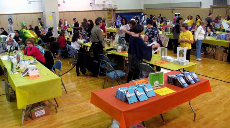 Warwick Children's Book Festival huge success Photos by Roger Gavan The authors and illustrators were available from 11a.m. until 4 p.m. in the school gym to chat with parents and children and to autograph their works. Additional photos can be found online at warwickadvertiser.com.