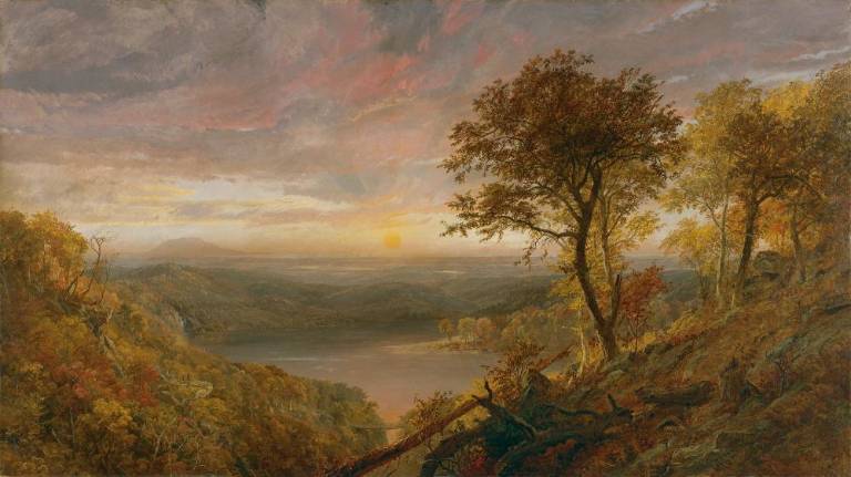 ‘Greenwood Lake,’ by Jasper Cropsey. (Image by Museo Thyssen-Bornemisza, Madrid)