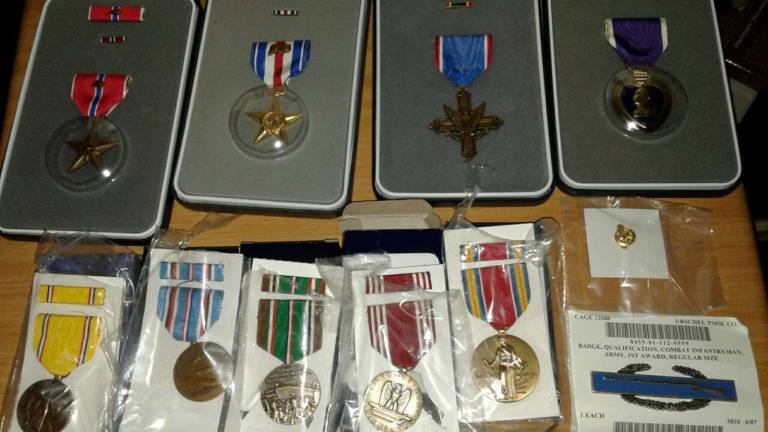 Son revives amazing lost story of Philip Streczyk, D-Day hero Philip Streczyk's medals (Photo provided)