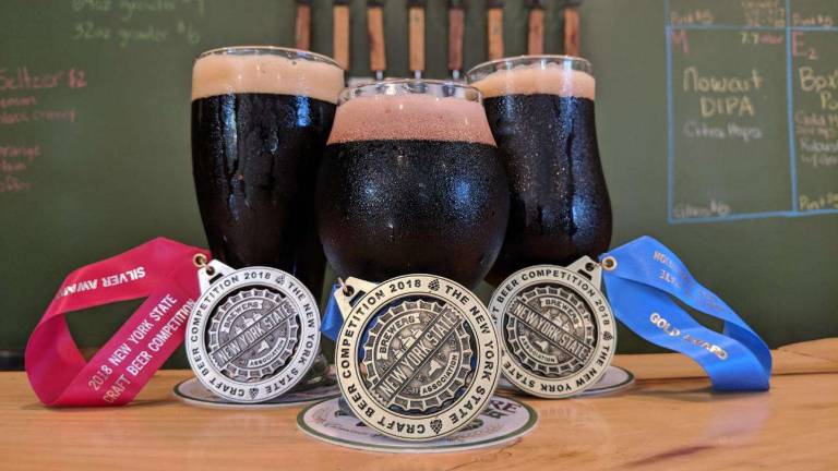Raise a glass Provided photo Glenmere Brewing took home the gold for both Wicked Witch in the Fruit and Spice Beer competition and for Box’d Smok’d Porter in the Porter (non-imperial) category. Black Meadow Bog was awarded the silver in the Porter, Stout and Brown Ale beer category.