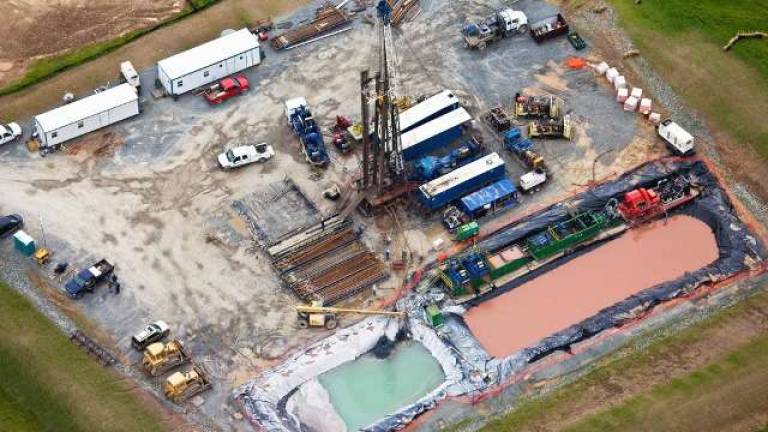 Warwick schedules Feb. 11 public hearing on anti-fracking laws This photo from the Web site of the nonprofit U.S. Water Alliance group shows a hydrofracking station in operation.