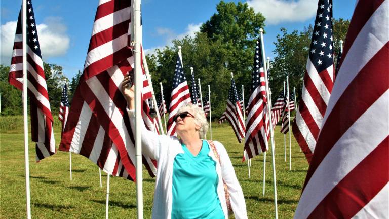 Warwick Valley Rotary Club presents Flags for Heroes display Warwick Valley Rotary Club presents Flags for Heroes display