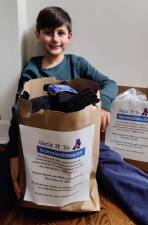 Sock It to Homelessness was invented by Kodey Bossio, fourth grader at Sanfordville Elementary School