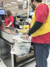 An employee of ShopRite in Warwick said ShopRite would also offer paper bags for a five cent fee beginning March 1. Linda Smith Hancharick