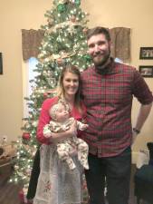 For Marguerite and Michael Reilly, who featured their Murray Avenue home, the house tour was a fun way to celebrate baby Philomena's first Christmas.
