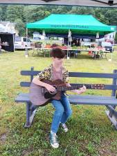 Tyler Fleury provided the musical entertainment to help open this year’s Florida Farmers Market. Tyler is in the 7th grade at S.S. Seward Institute and plays both the piano and guitar as well as sings. He belongs to a local theatre company and is on the Ninja Team at Orange County Sports club. Provided photo.