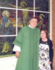 Deacon John Tomasicchio and his wife, Anne. File photo by Roger Gavan.