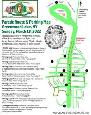 Parade route and parking map