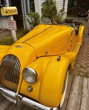 Peter the Candlemaker’s legendary yellow Morgan car.