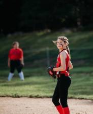 Khole Napoli, of Dingmans Ferry, Pa., started playing little league when she was three years old. Since then, she’s transitioned to doing travel and at age 14 is already on a Division II 2030 college “watch list” for Western Connecticut University. Provided photo