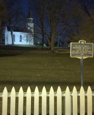 Warwick resident Robert Sweeney shared these images with this note: One is of the beautiful church standing strong on April 2 after 100’s of years of floods, storms, outbreaks, blizzards, pandemics but still standing strong like we need to and will. Just time is what we need. Second is a little fun people are having at the expense of today’s shenanigans. Thanks, pilgrim.