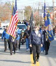 On Monday, Nov. 11, a parade down Main Street culminating in ceremonies at Veterans Memorial Park began at the 11th hour of the 11th day of the 11th month, the official time of the World War I Armistice.