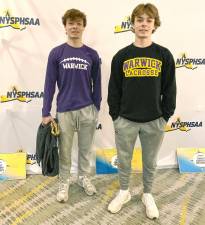 L-R: Dylan and Ryan Sullivan at the NYSPHSAA Leadership Conference in Albany.