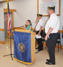 Greenwood Lake. Memorial Day ceremony at the American Legion