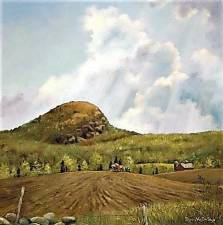 Sugar Loaf Mt. oil painting