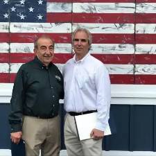 Pictured: Leo Kaytes, Jr., right, with his father, the late Leo Kaytes, Sr.