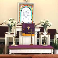 Inside the Union AME Church in Warwick.