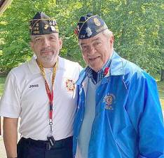 Jose Morales, commander of Warwick Post 4662 of the Veterans of Foreign Wars, and Stan Martin, commander of Nicholas P. Lesando Jr., American Legion Post 214 in Warwick. Provided photos.