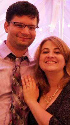 Megan Sutherland and Alex Krzymowski are engaged