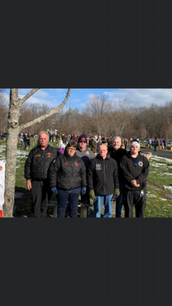 Below members of the Warwick FD attended the Wreaths Across America Detail at the Orange County Veterans Cemetery to place wreaths at the graves of our departed members and family members who served our country and our community.