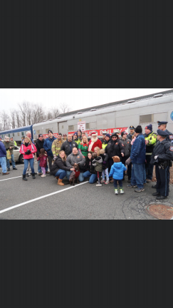 The Warwick Fire Department participated in the Annual Toys For Tots Drive at the South Street parking area in the Village of Warwick.