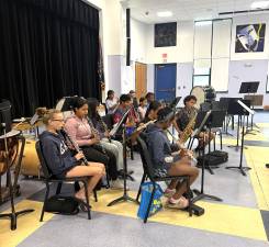 FUFSD Summer Band practicing.