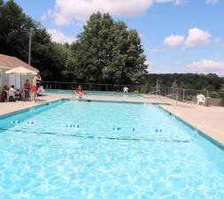 The pools at the former Kutz Camp on Bowen Road are now opened for Town of Warwick residents and will be open from 10 a.m. to 6 p.m. seven days a week through Labor Day. Photo by Roger Gavan.