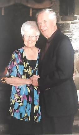 Doris and Stanley Gurda oon their 65th wedding anniversary. They will celebrate their 70th anniversary on Oct. 1.