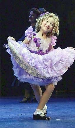 Violet Tinnirello recently played the part of famous childhood actress Shirley Temple in the Paper Mill Playhouse production about Temple’s co-star Judy Garland in “Chasing Rainbows: The Road to Oz.”