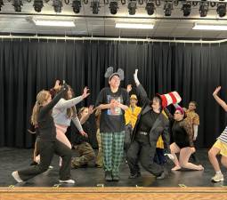 S.S. Seward Drama Club students rehearse for the upcoming production of “Suessical!”