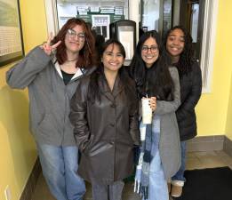 Four women from Sloatsburg stopped in to enjoy Bellvale Creamery’s offerings.