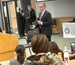 Joshua Lynch, one of the panelists who spoke at the event.