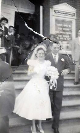 On April 20, 1952, Bea Weed and Robert Carr exchanged wedding vows at the Warwick Methodist Church on Main Street. As they celebrate their 60th anniversary, they relish the company of their four children, seven grandchildren and 10 great grandchildren.