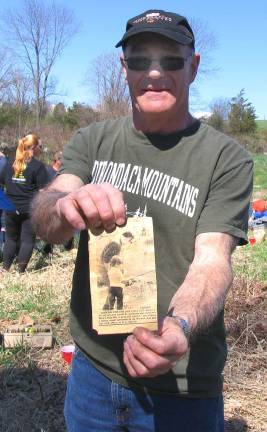 Larry Cuccio Sr. brought along a clipping of a 1984 Advertiser photo taken at this event with his son Larry Cuccio Jr. who was fishing with his daughter Makayla, 6. "It's a family tradition," said Cuccio Sr.