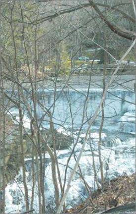 Beautiful Bellvale-The waterfall and cascading water a week ago just off Route 17A in Bellvale created a scene that legendary sportsman and writer Frank Forester might have admired. (Photo by J. J. Kimiecik)